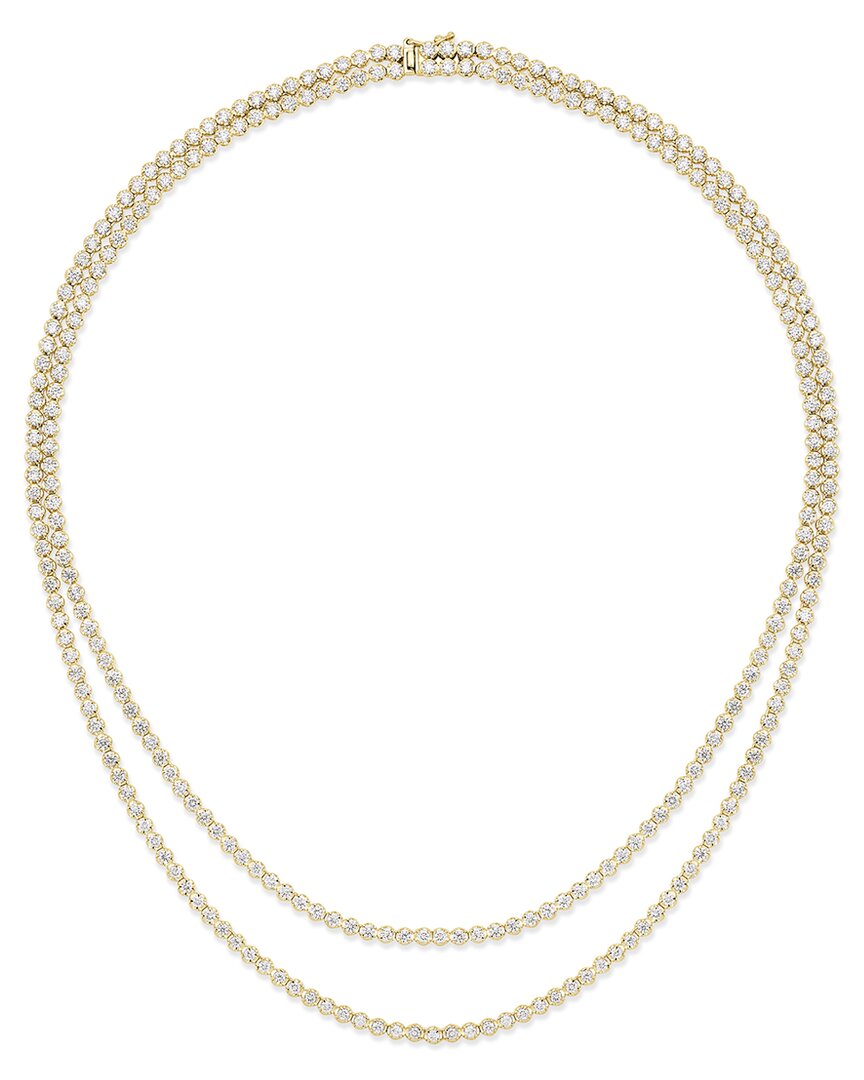 Sabrina Designs 14k 9.75 Ct. Tw. Diamond Tennis Necklace