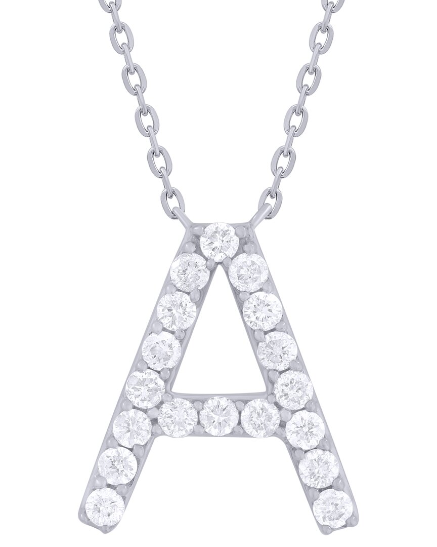 Sabrina Designs 14k 0.30 Ct. Tw. Diamond A Initial Pendant