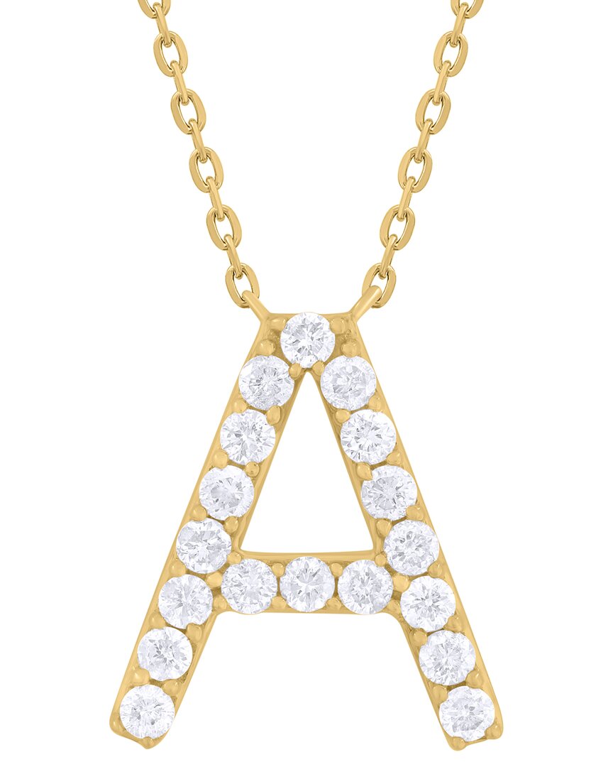 Sabrina Designs 14k 0.30 Ct. Tw. Diamond A Initial Pendant