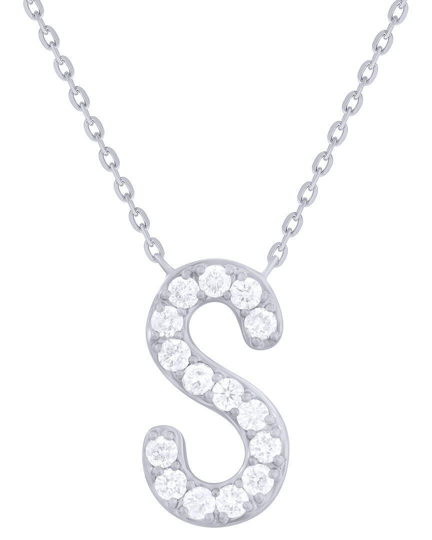 Sabrina Designs 14k 0.23 Ct. Tw. Diamond S Initial Pendant