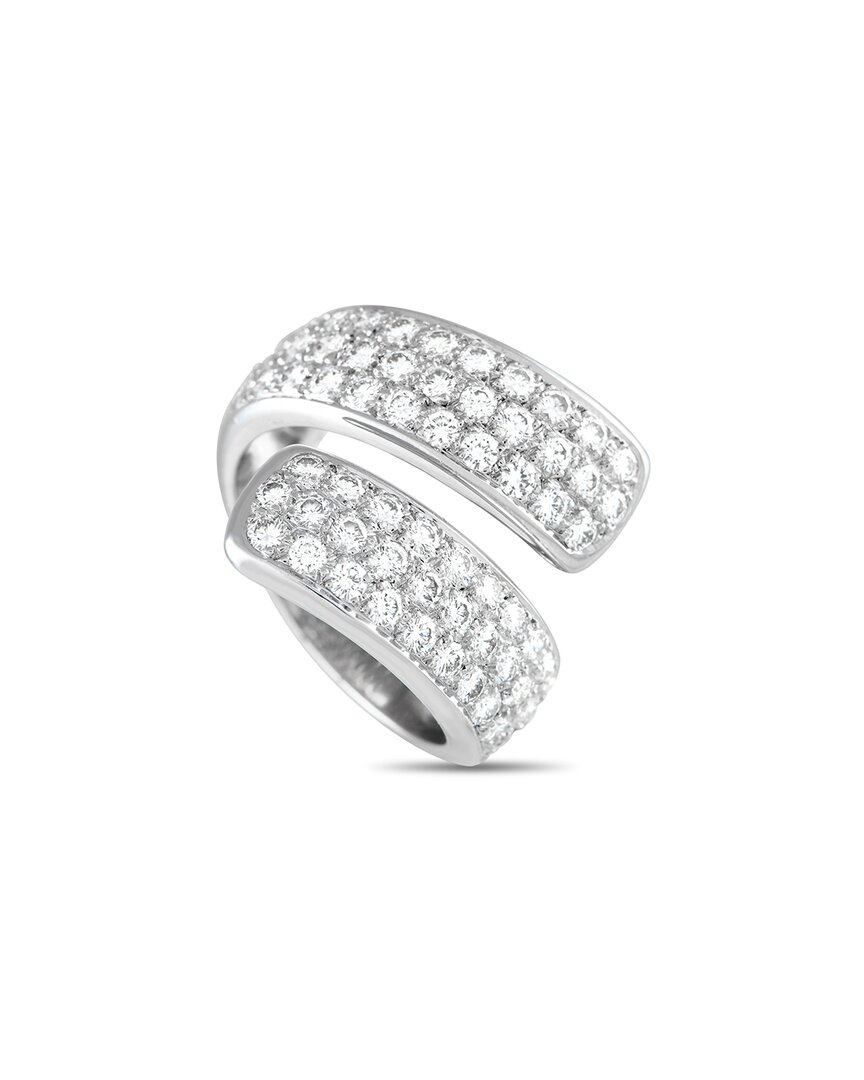 VAN CLEEF & ARPELS VAN CLEEF & ARPELS 18K 1.35 CT. TW. DIAMOND BYPASS RING (AUTHENTIC PRE-OWNED)