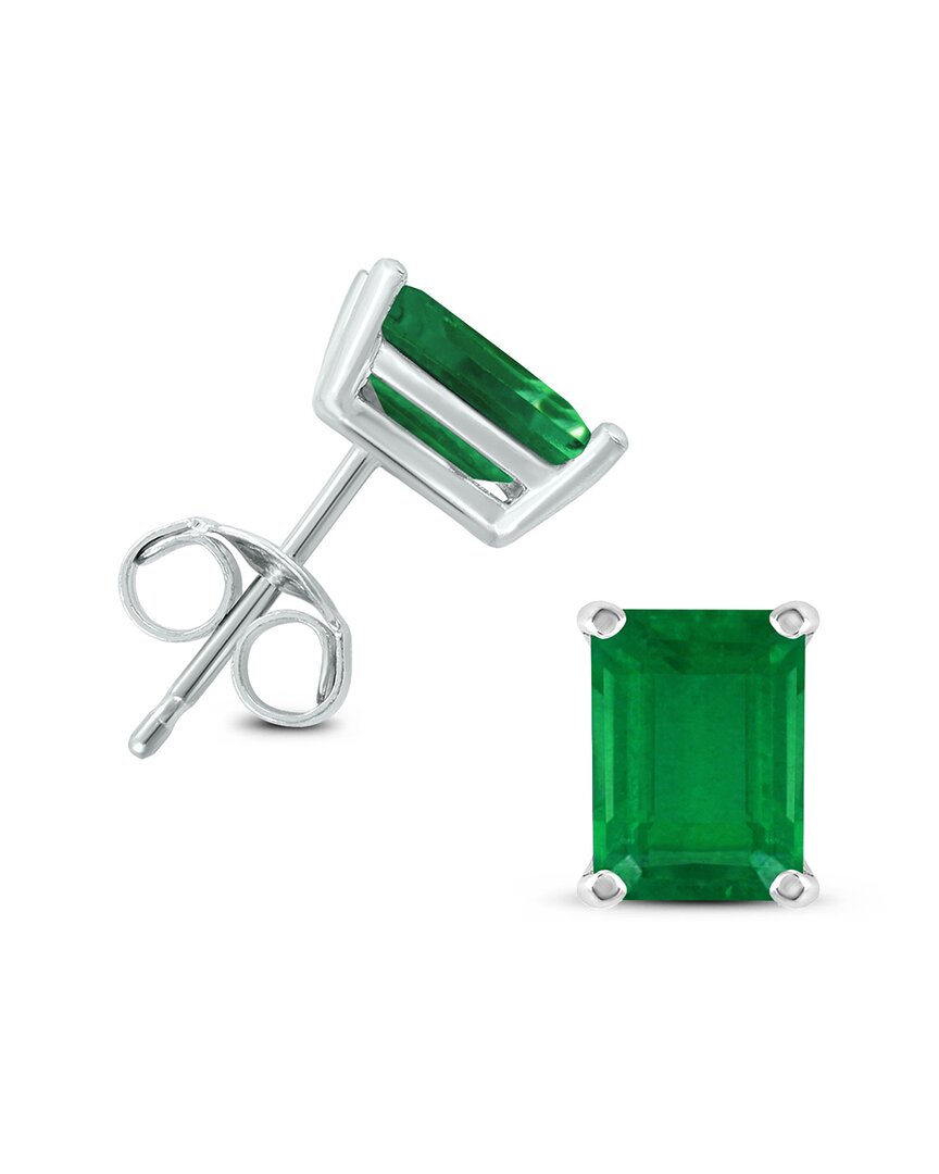 Gemstones 14k 0.80 Ct. Tw. Emerald Earrings
