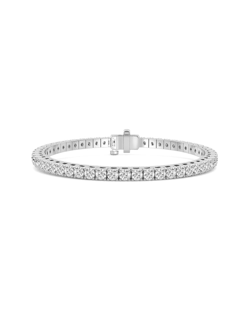 Lab Grown Diamonds Silver 1.00 Ct. Tw. Lab-grown Diamond Tennis Bracelet