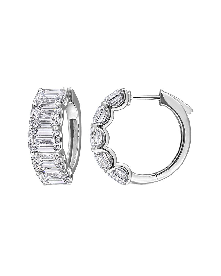 Lab Grown Diamonds Creative Forever 14k 10.00 Ct. Tw. Lab-grown Diamond Hoop Earrings