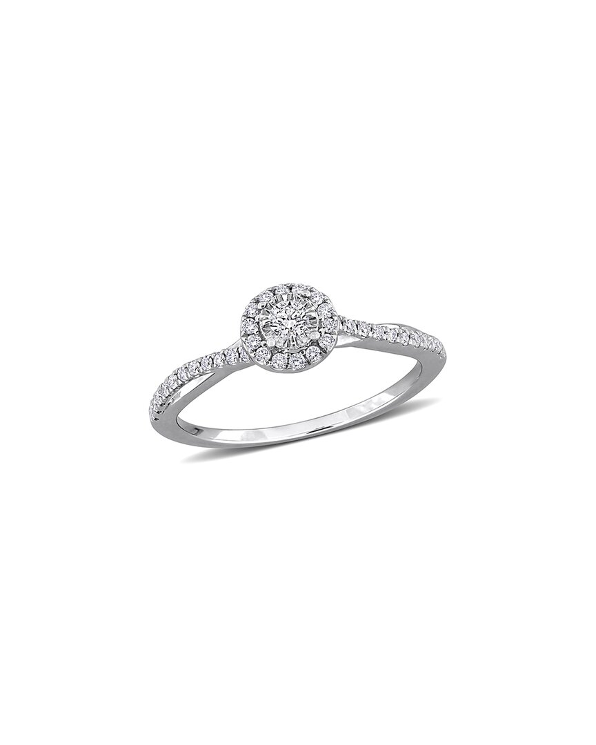 Lab Grown Diamonds Creative Forever 18k 0.25 Ct. Tw. Lab-grown Diamond Crossover Ring
