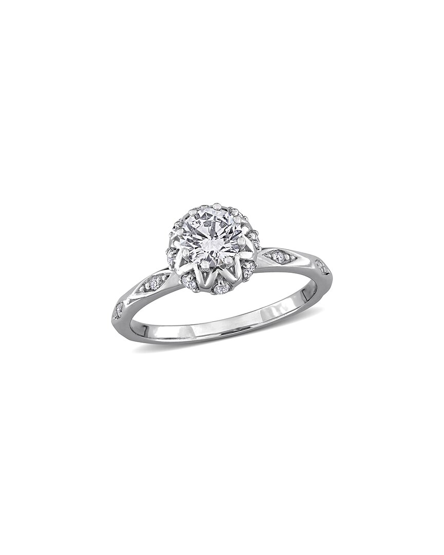 Lab Grown Diamonds Creative Forever 18k 0.57 Ct. Tw. Lab-grown Diamond Center Design Ring