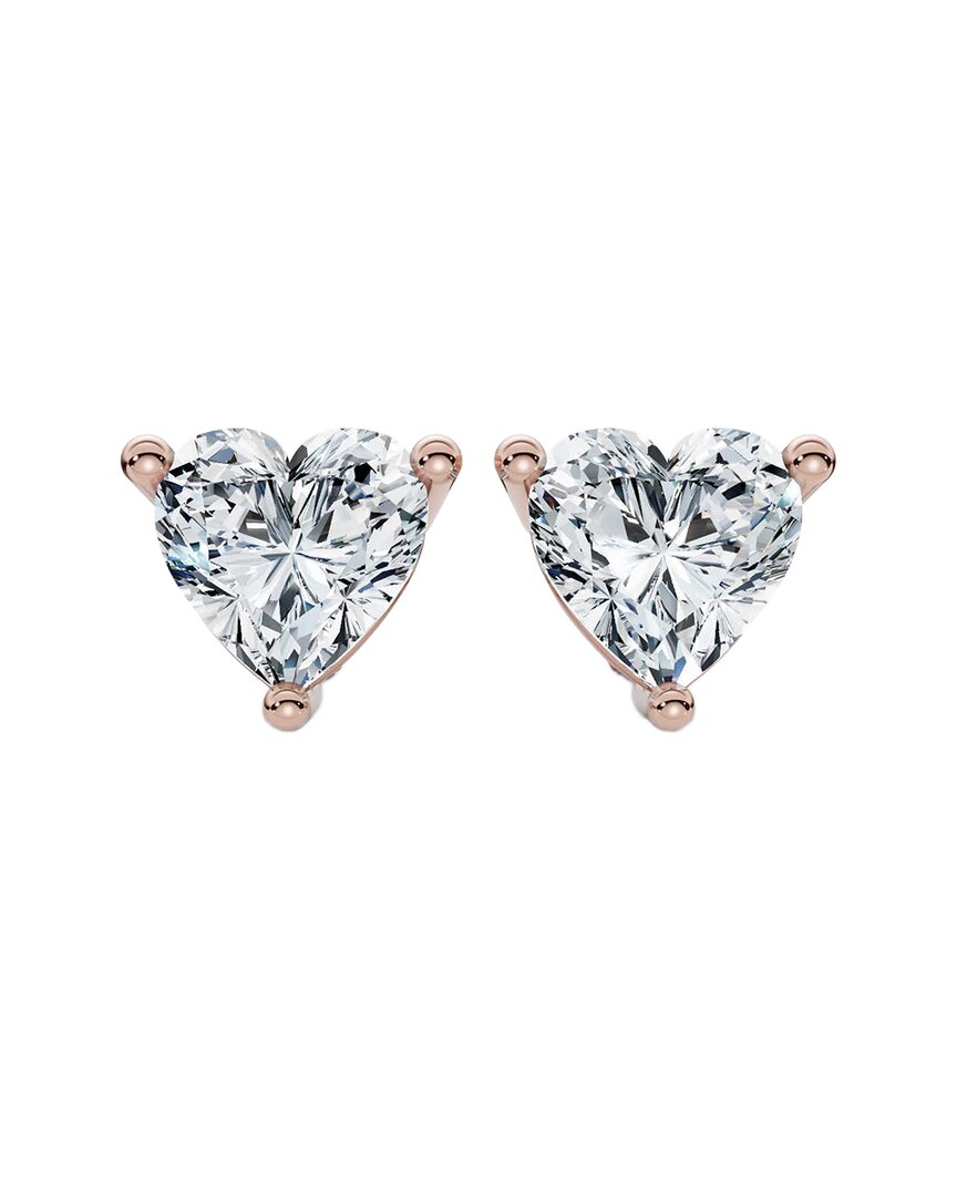 Lab Grown Diamonds 14k Rose Gold 2.00 Ct. Tw. Lab-grown Diamond Earrings
