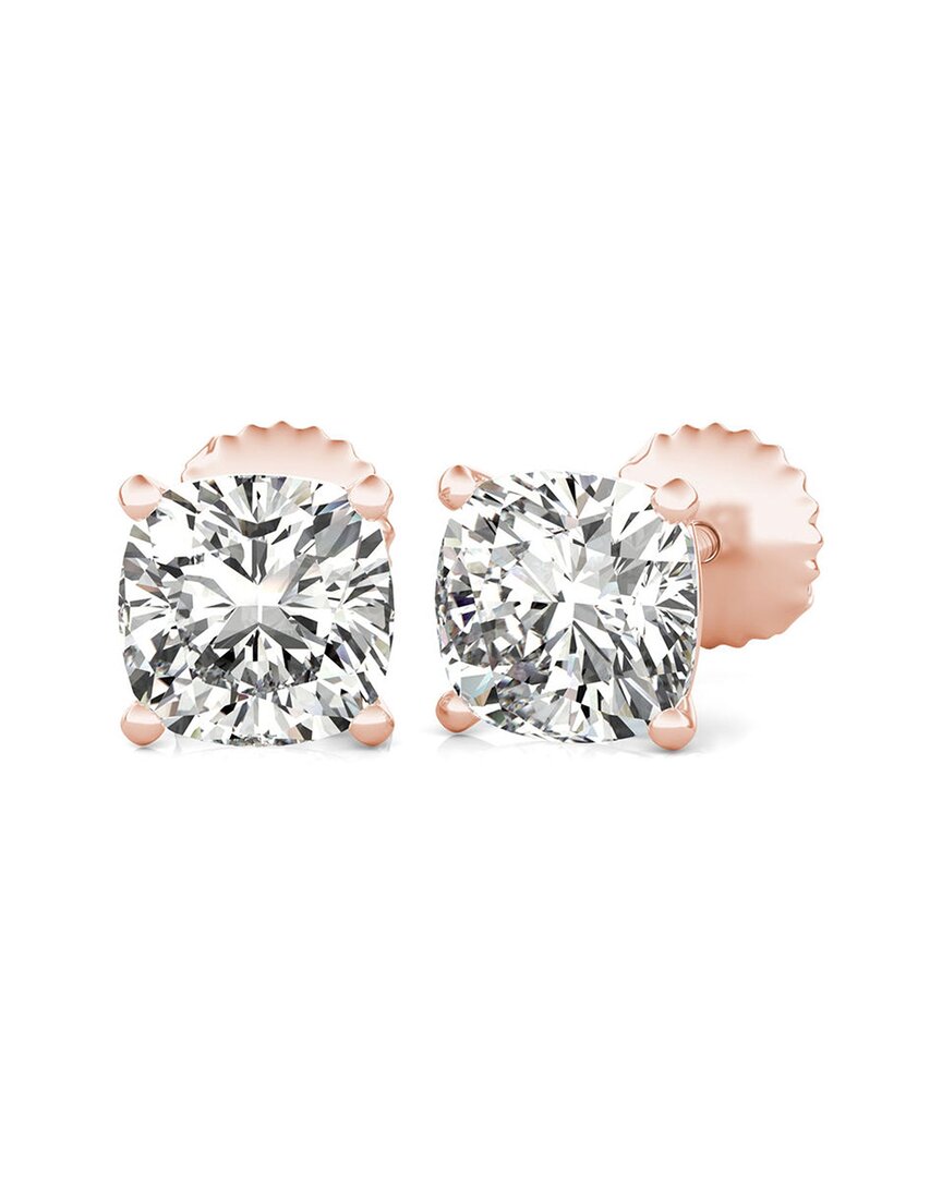 Lab Grown Diamonds 14k Rose Gold 4.00 Ct. Tw. Lab-grown Diamond Earrings