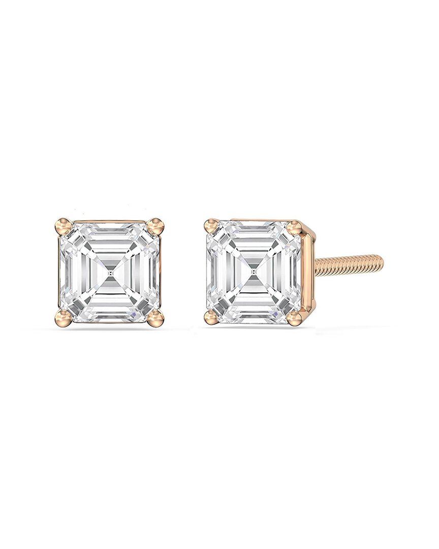 Lab Grown Diamonds 14k Rose Gold 8.00 Ct. Tw. Lab-grown Diamond Earrings