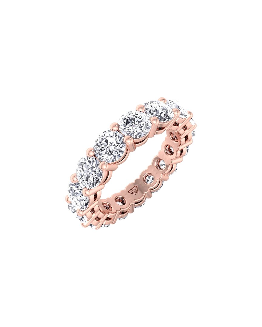 Lab Grown Diamonds 14k Rose Gold 10.76 Ct. Tw. Lab-grown Diamond Ring