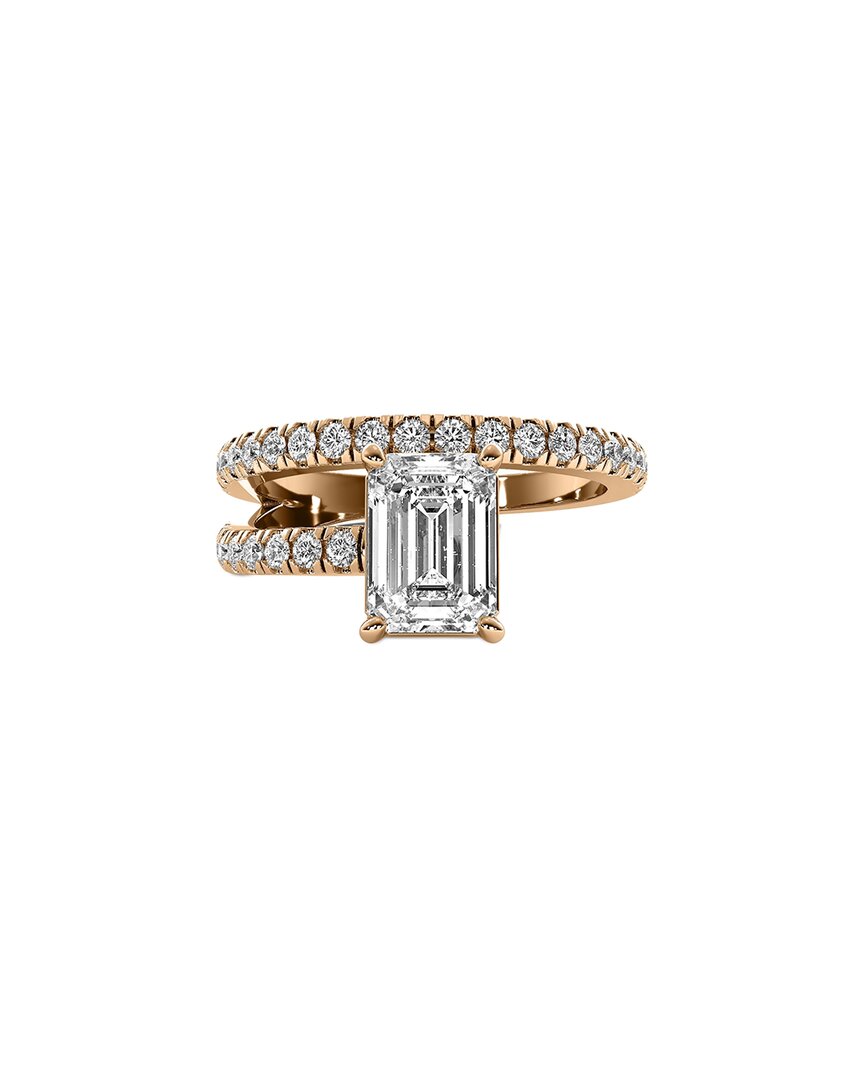 Lab Grown Diamonds 14k Rose Gold 1.00 Ct. Tw. Lab-grown Diamond Ring