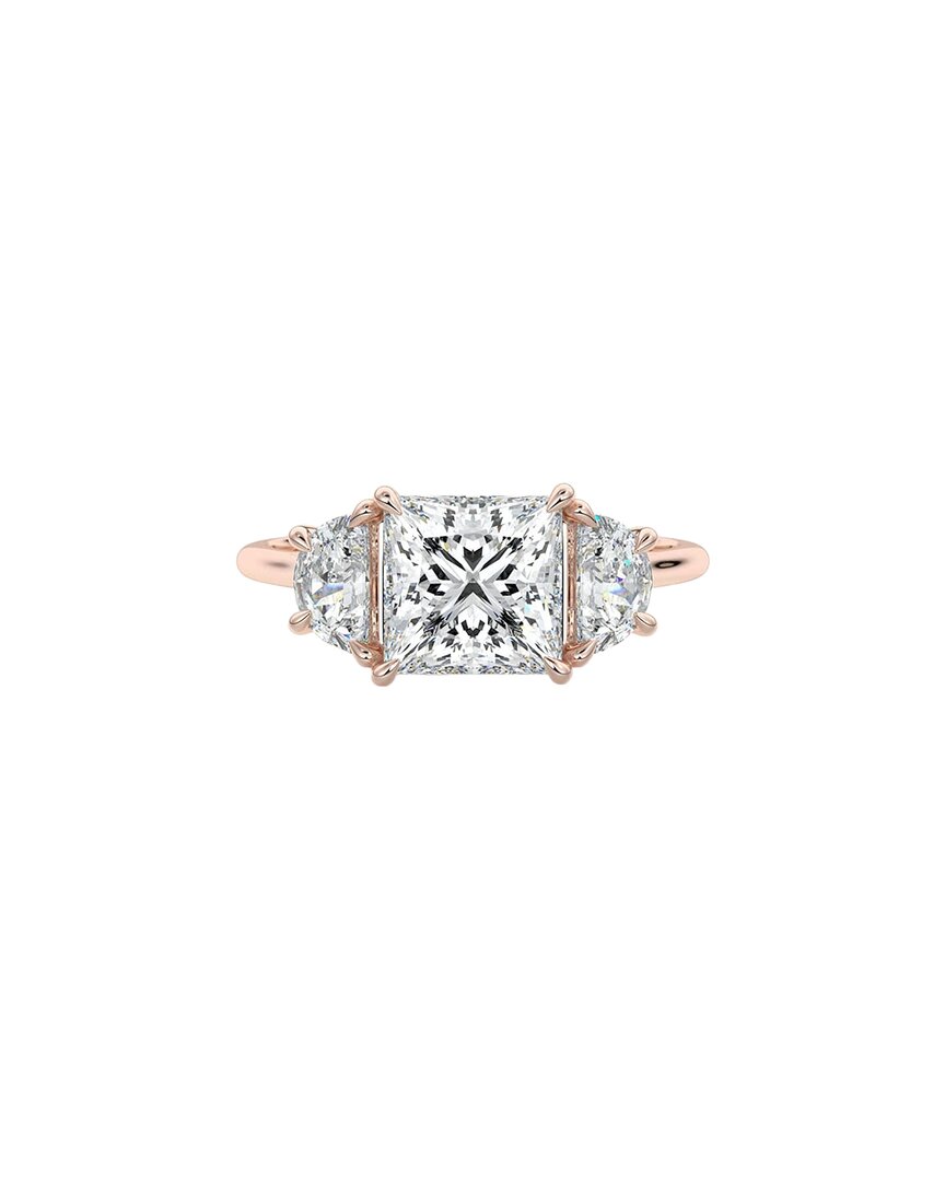 Lab Grown Diamonds 14k Rose Gold 4.60 Ct. Tw. Lab-grown Diamond Ring