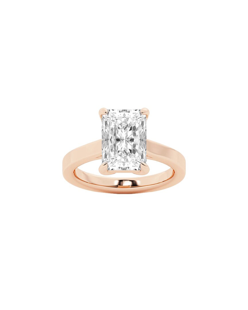 Lab Grown Diamonds 14k Rose Gold 5.00 Ct. Tw. Lab-grown Diamond Solitaire Ring