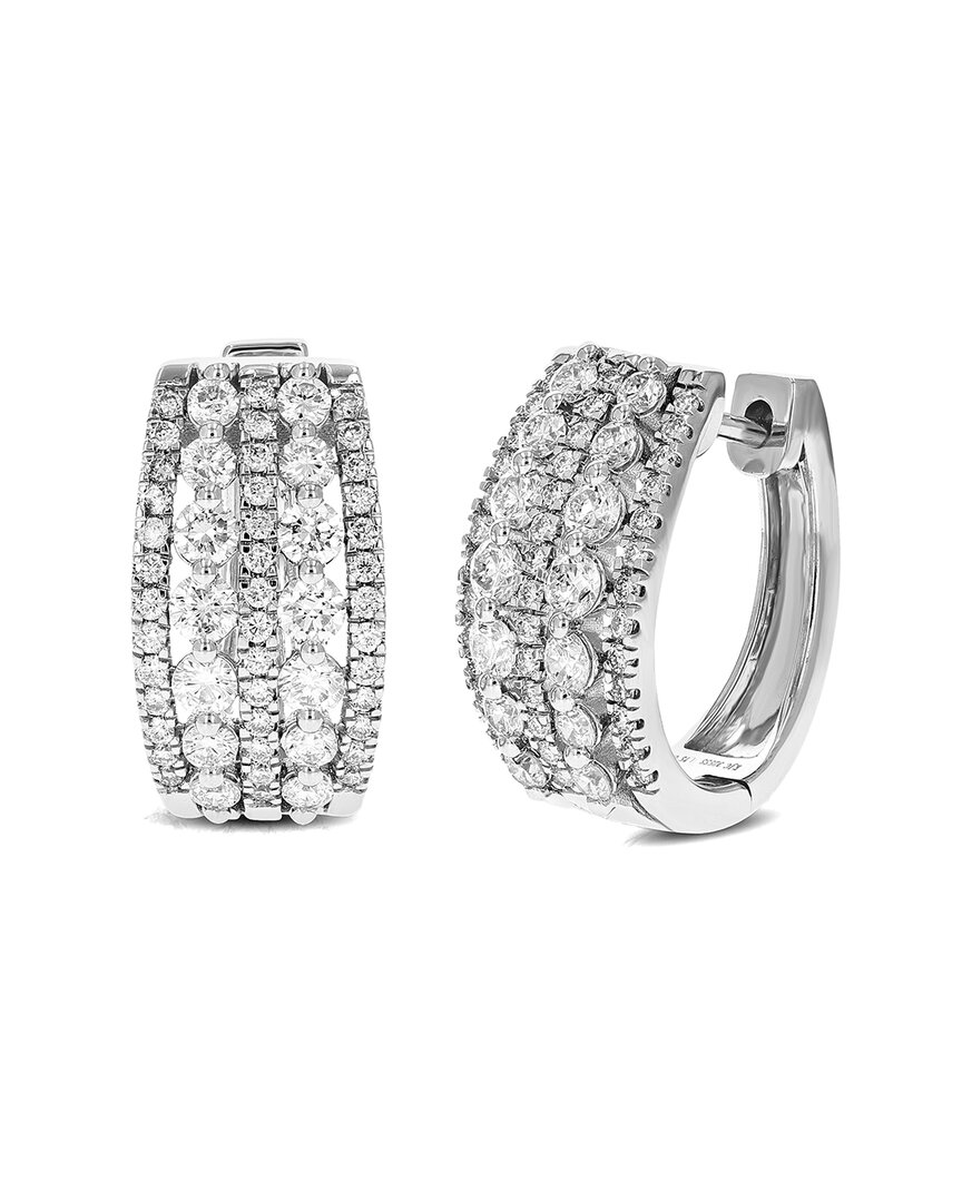 Amairah 3.50 Ct. Tw. Lab-grown Diamond 14k Hoop Earrings