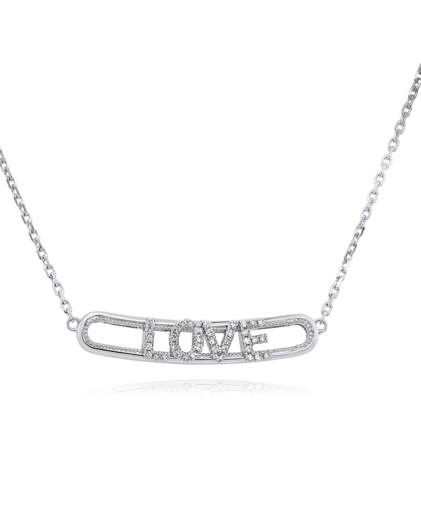 Diana M. 14k 0.14 Ct. Tw. Diamond Necklace