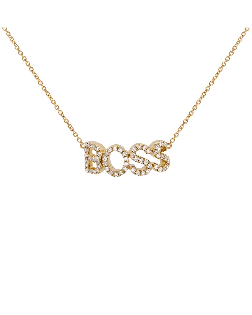 Diana M. 14k 0.22 Ct. Tw. Diamond Necklace