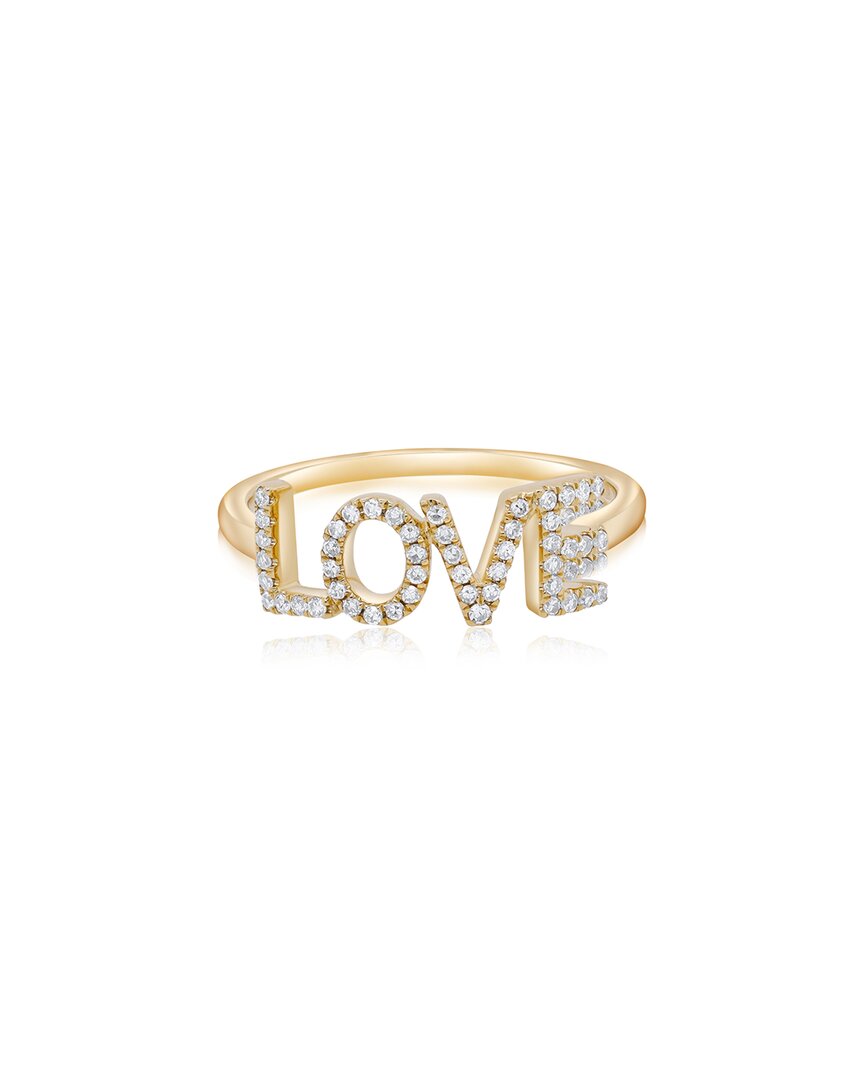 Diana M. 14k 0.17 Ct. Tw. Diamond Half-eternity Ring