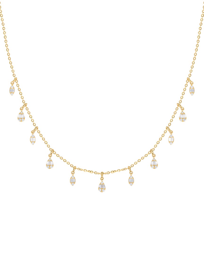 Diana M. 14k 0.22 Ct. Tw. Diamond Necklace