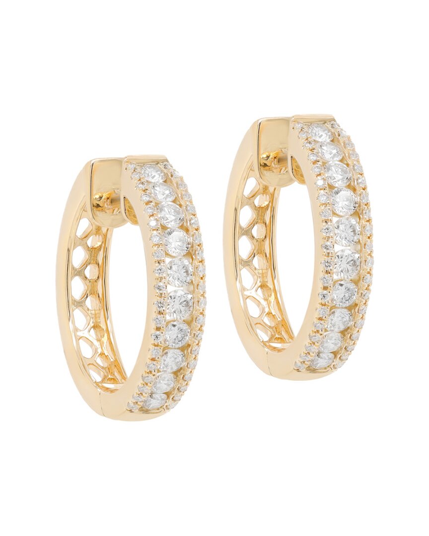 Diana M. 14k 0.95 Ct. Tw. Diamond Earrings