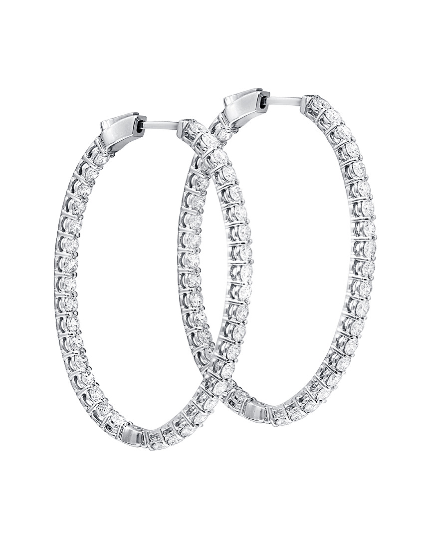 Diana M. Fine Jewelry 18K 1.40 ct. tw. Diamond Hoops