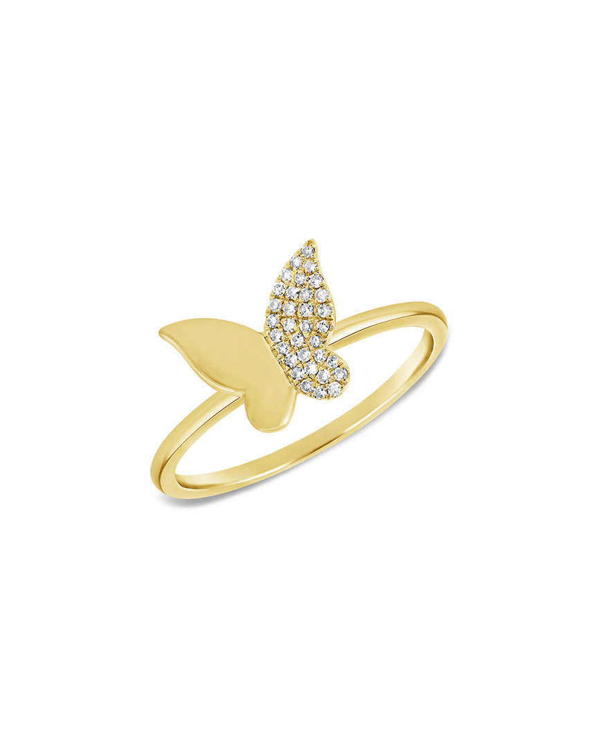 Sabrina Designs 14k Diamond Butterfly Ring