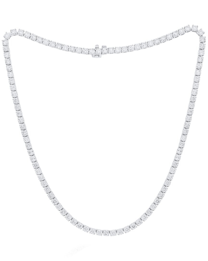 Diana M. 14k 15.00 Ct. Tw. Diamond Tennis Necklace