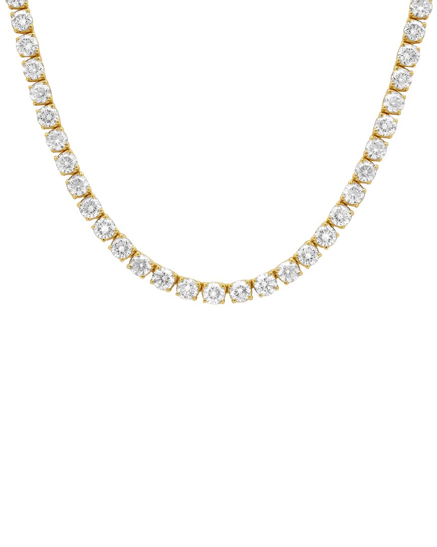 Diana M. 14k 10.50 Ct. Tw. Diamond Tennis Necklace