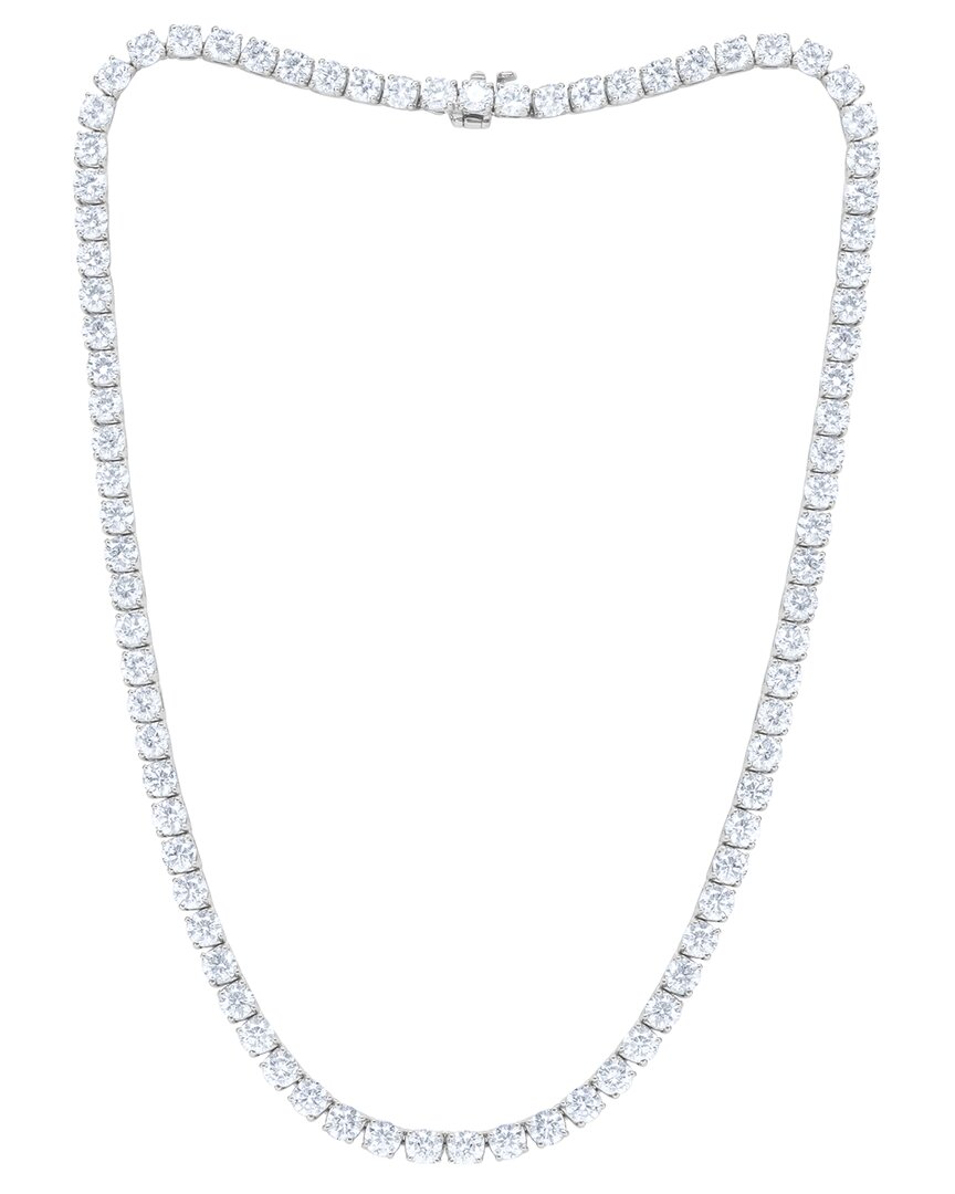 Diana M Lab Grown Diamonds Diana M. 14k 50.00 Ct. Tw. Lab-grown Diamond Tennis Necklace