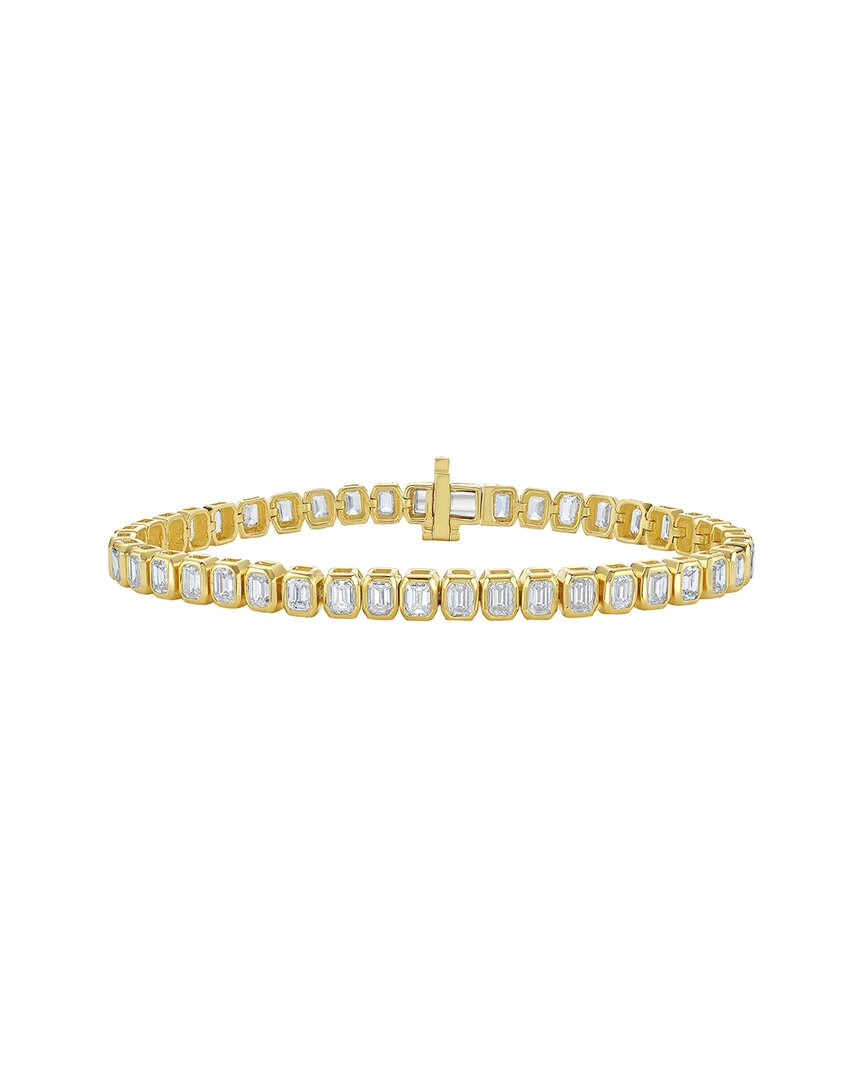 Diana M Lab Grown Diamonds Diana M. 14k 6.50 Ct. Tw. Lab-grown Diamond Tennis Bracelet