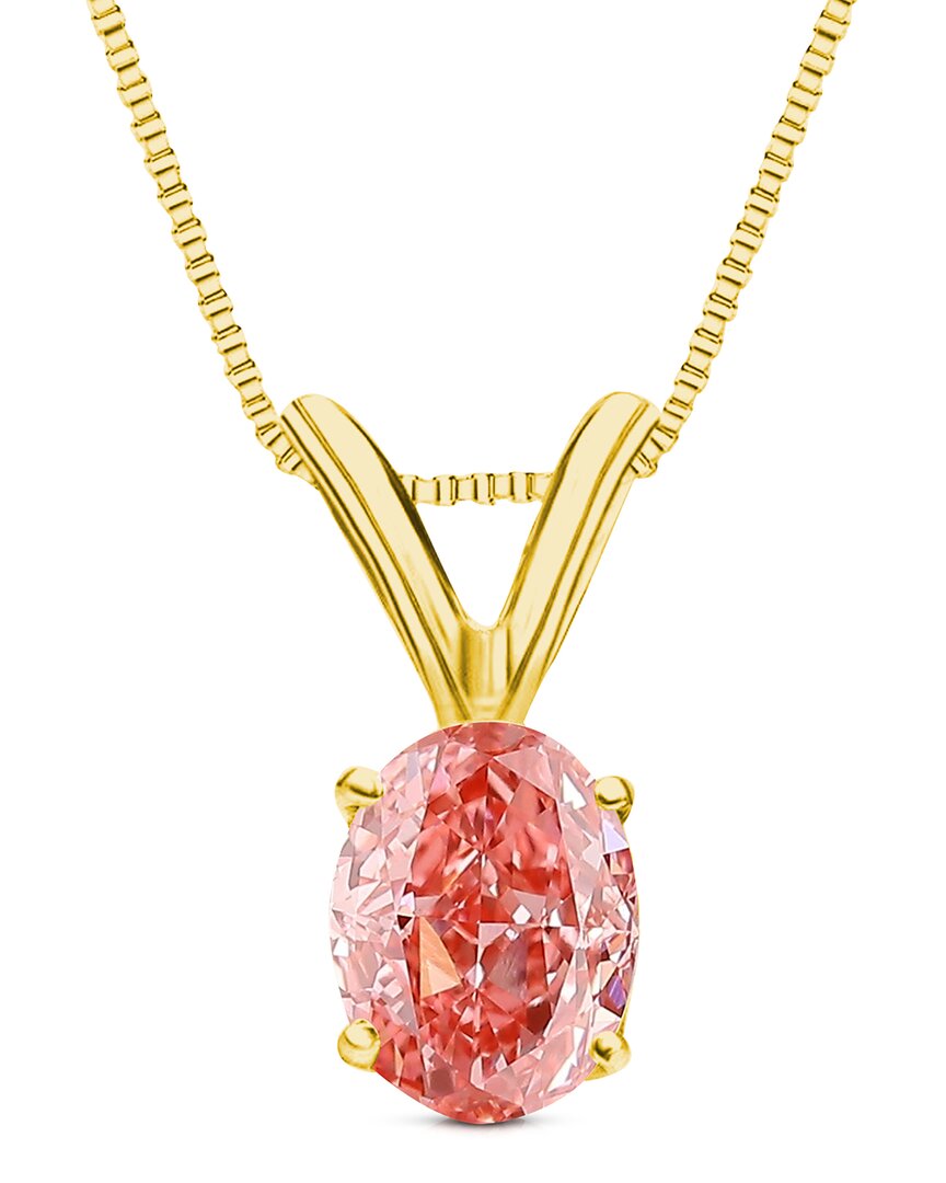 Amairah 14k 1.00 Ct. Tw. Lab-grown Diamond Solitaire Pendant Necklace