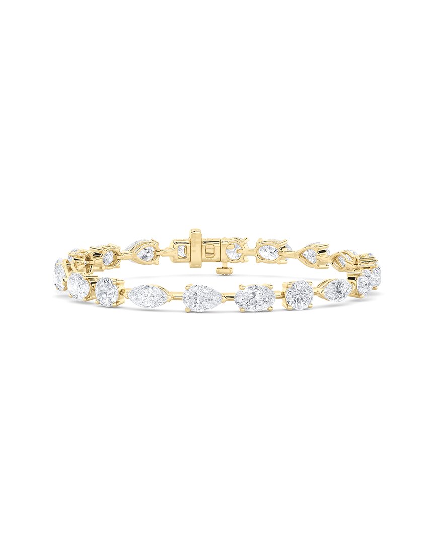 Lab Grown Diamonds 14k 10.00 Ct. Tw. Lab-grown Diamond Bracelet In Gold