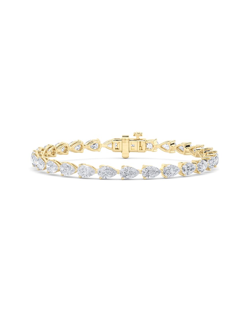 Lab Grown Diamonds 14k 7.00 Ct. Tw. Lab-grown Diamond Bracelet In Gold