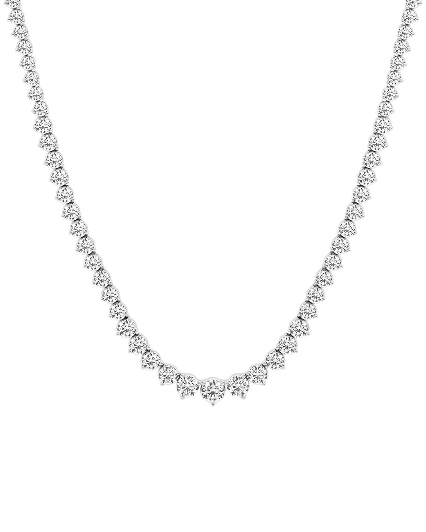 Lab Grown Diamonds 14k 17.00 Ct. Tw. Lab-grown Diamond Riviera Necklace