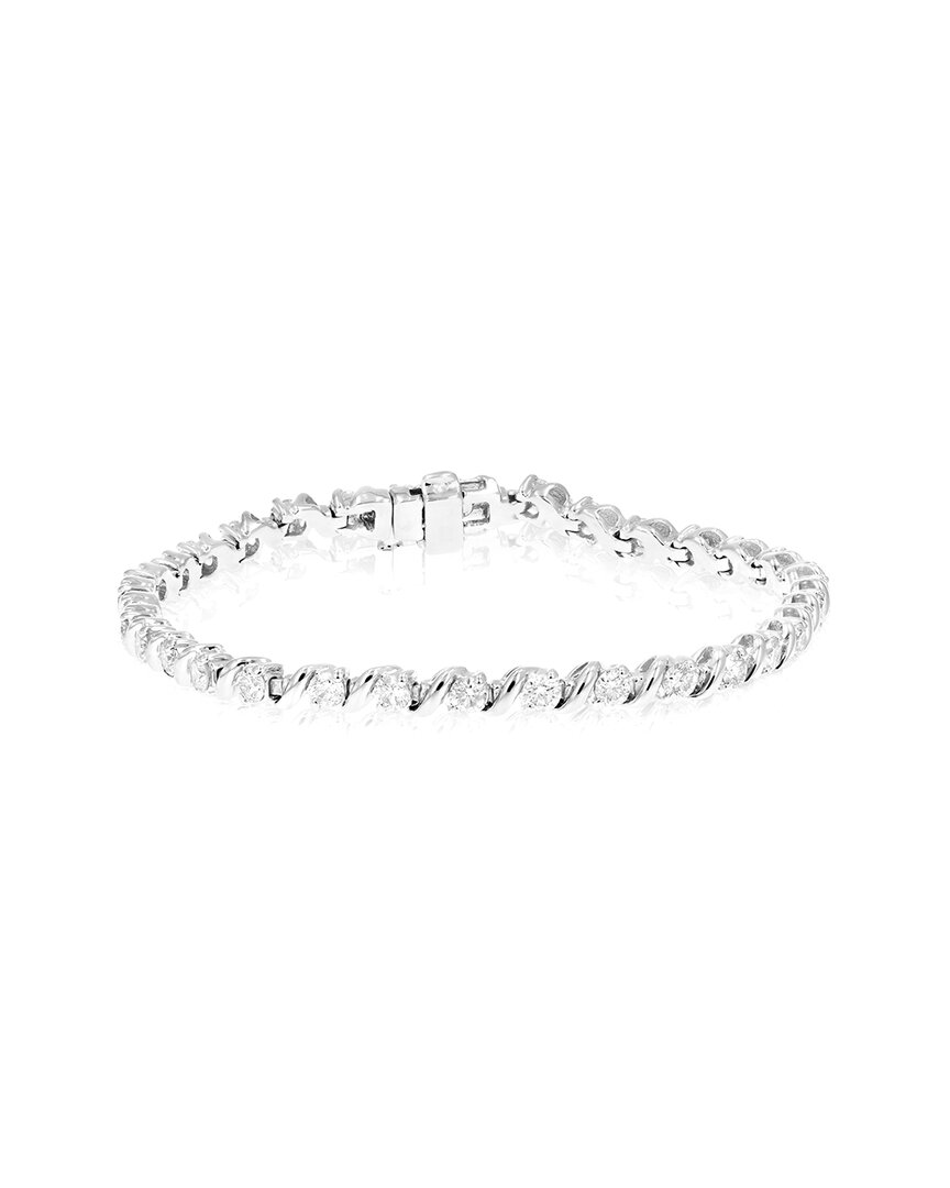 Amairah Platinum 3.00 Ct. Tw. Lab-grown Diamond Tennis Bracelet