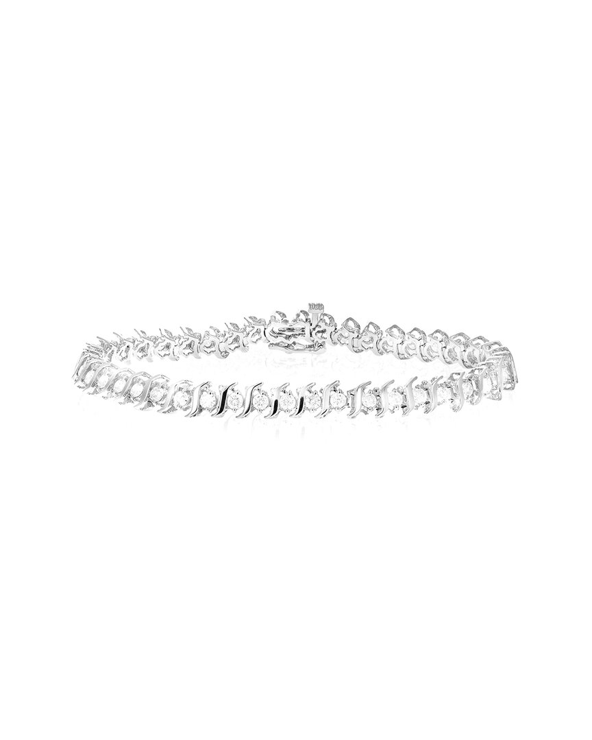 Amairah Platinum 5.00 Ct. Tw. Lab-grown Diamond Tennis Bracelet