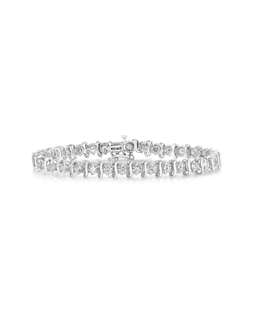 Amairah Platinum 7.00 Ct. Tw. Lab-grown Diamond Tennis Bracelet