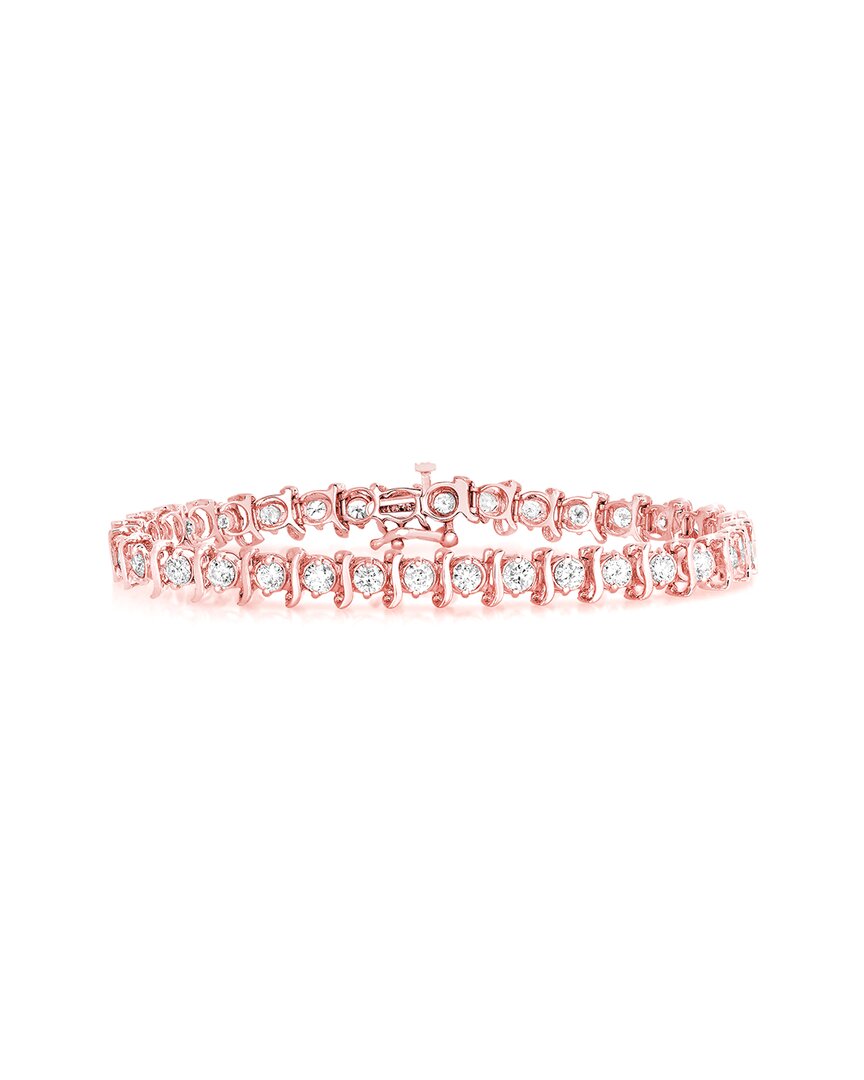 Amairah 14k Rose Gold 7.00 Ct. Tw. Lab-grown Diamond Tennis Bracelet