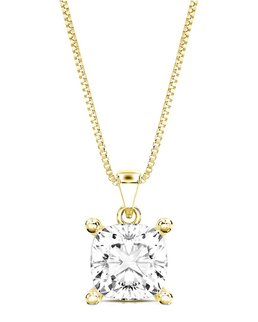 Amairah 14k 4.00 Ct. Tw. Lab-grown Diamond Solitaire Pendant Necklace In Gold