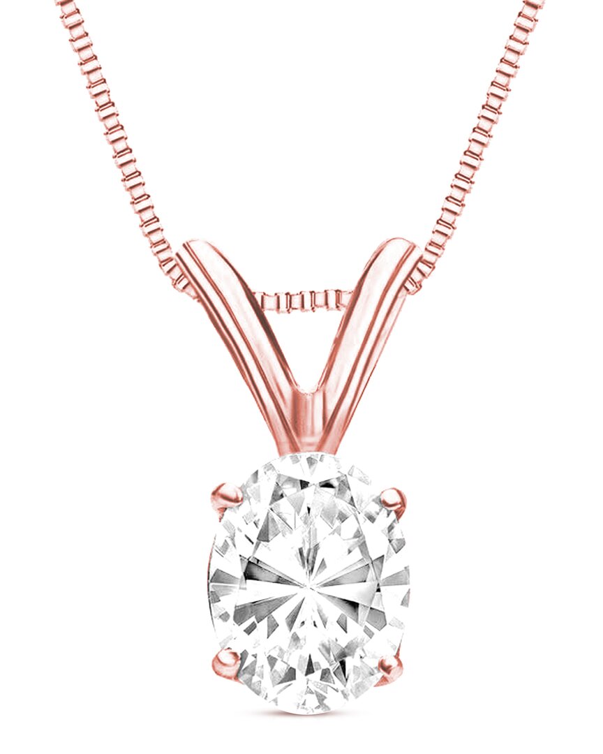 Amairah 14k 4.00 Ct. Tw. Lab-grown Diamond Solitaire Pendant Necklace
