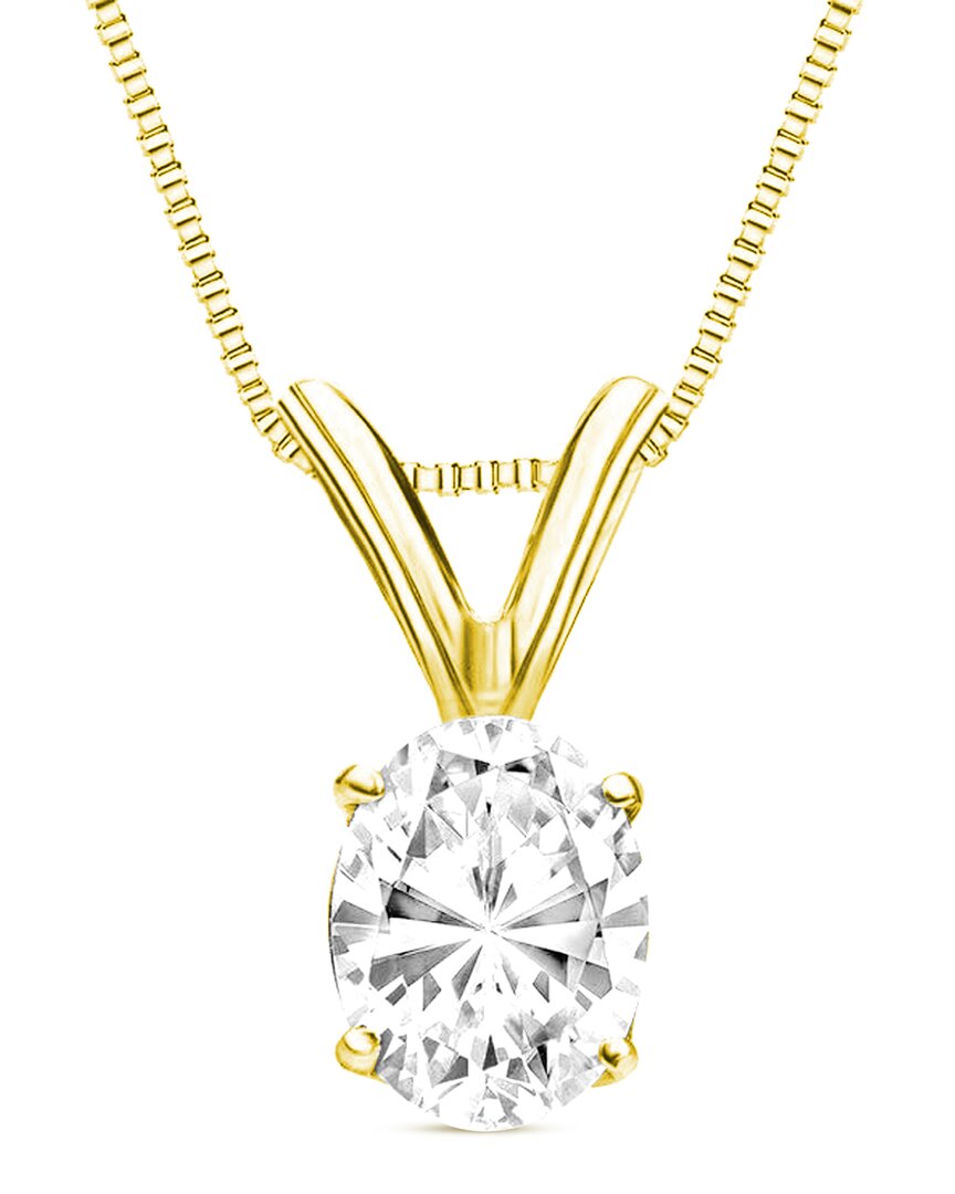 Amairah 14k 4.00 Ct. Tw. Lab-grown Diamond Solitaire Pendant Necklace