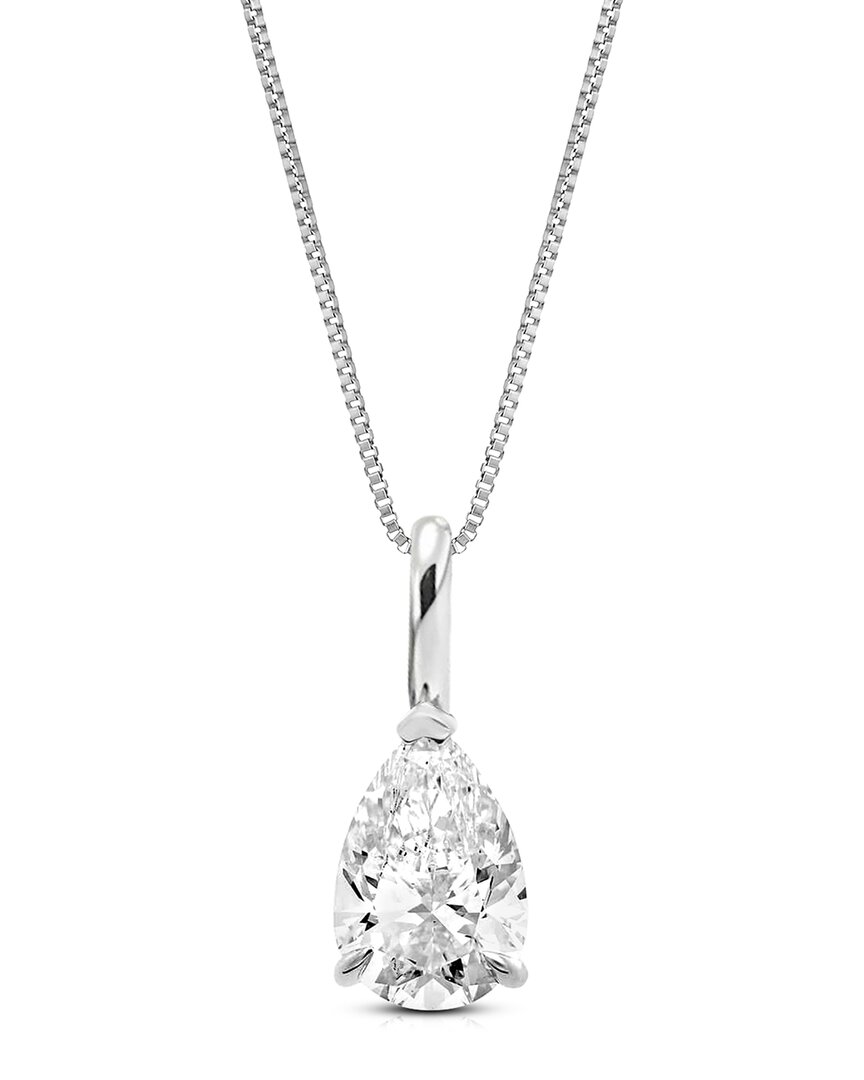 Amairah 14k 4.00 Ct. Tw. Lab-grown Diamond Solitaire Pendant Necklace