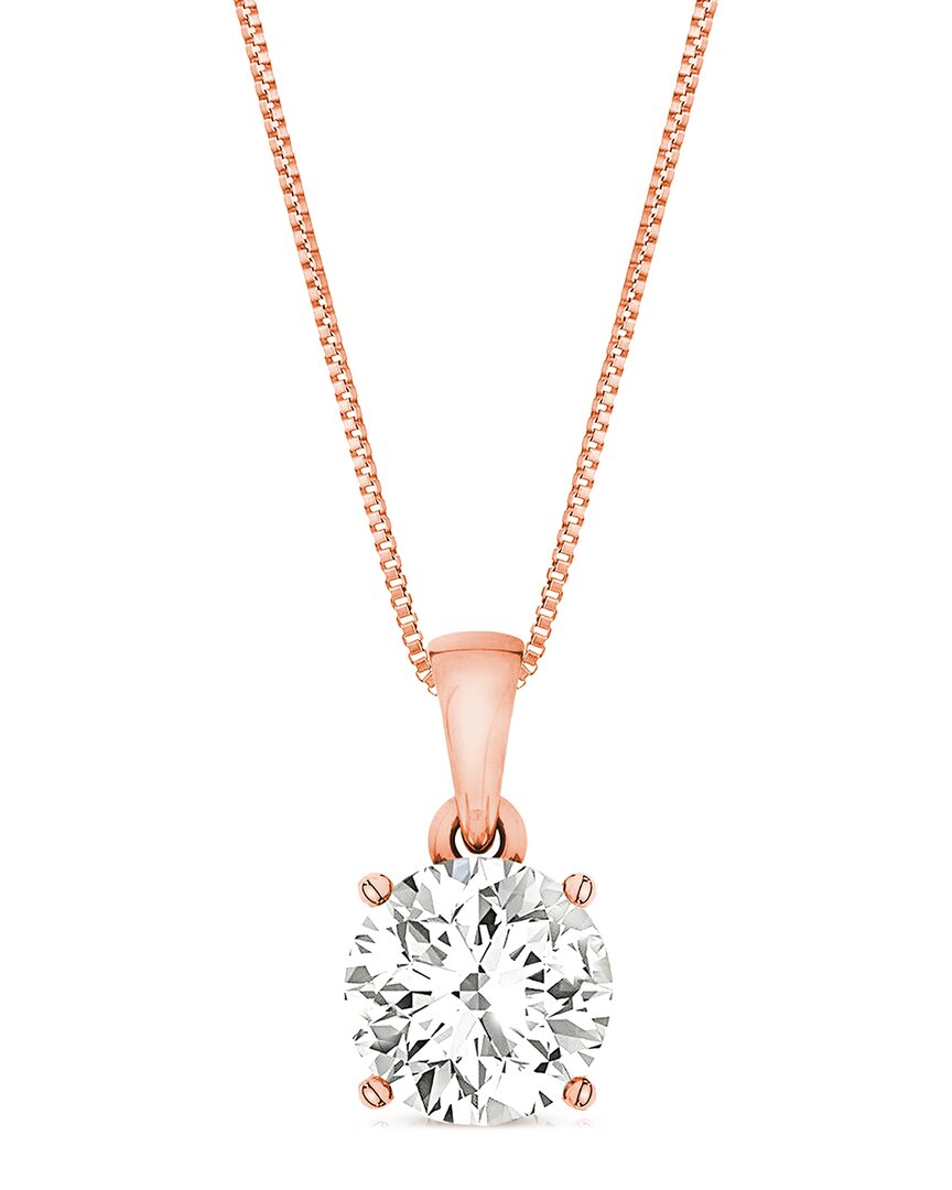 Amairah 14k 4.00 Ct. Tw. Lab-grown Diamond Solitaire Pendant Necklace