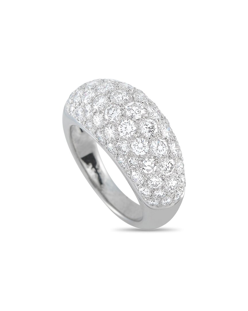 Van Cleef & Arpels Platinum 3.50 Ct. Tw. Diamond Ring (authentic )