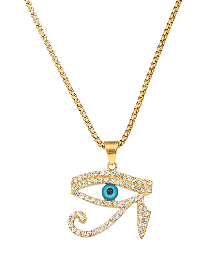 Eye Candy La The Bold Collection Titanium Cz Asher Necklace