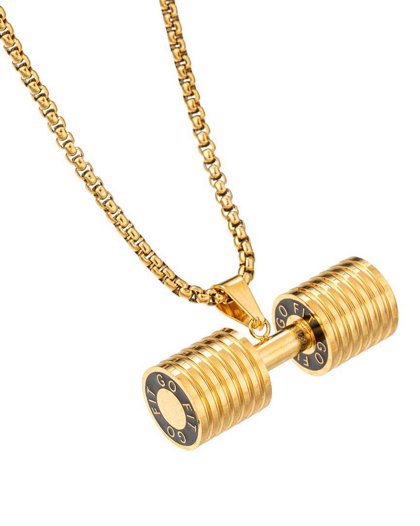 Eye Candy La The Bold Collection Titanium Arnold Necklace
