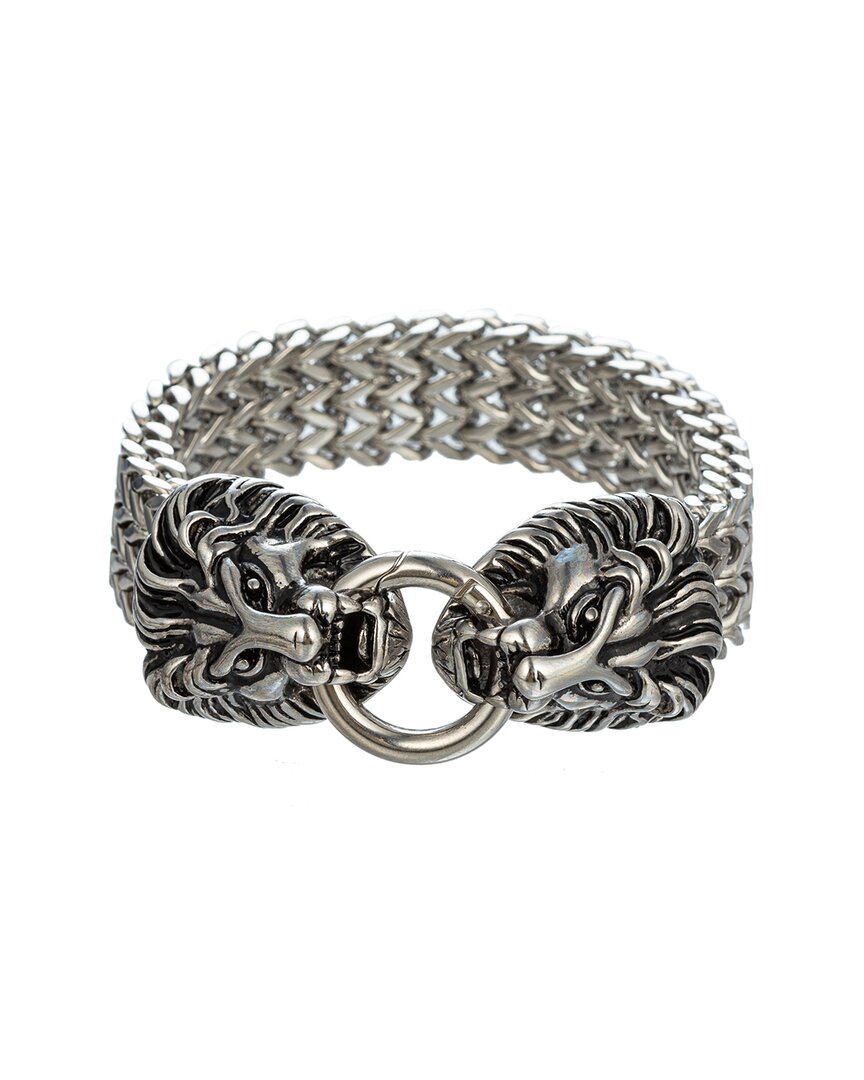 Eye Candy La The Bold Collection Titanium Lion Bracelet | ModeSens