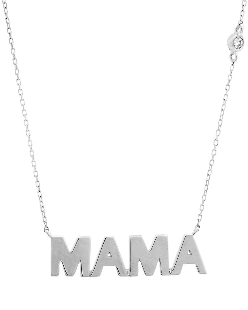 Diamond Select Cuts Silver Diamond Mama Necklace