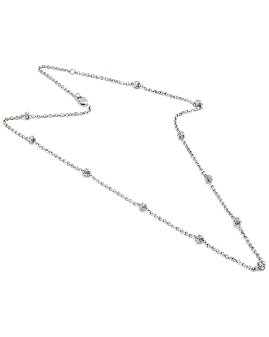 Diamond Select Cuts Silver 0.11 Ct. Tw. Diamond Necklace