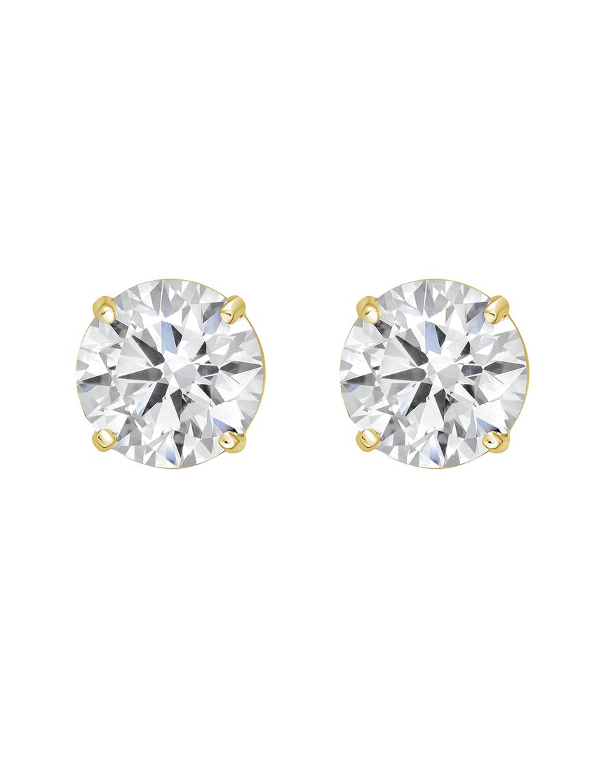 Diana M Lab Grown Diamonds Tf Dnu Diana M. Fine Jewelry 14k 3.00 Ct. Tw. Lab Grown Diamond Studs In Metallic