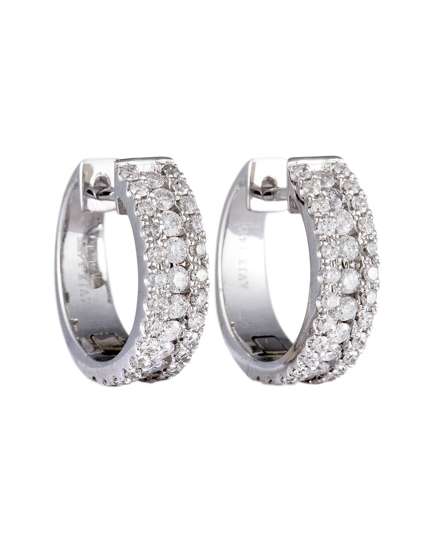 Diamond Select Cuts 14k 1.00 Ct. Tw. Diamond Hoops